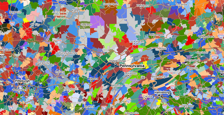 Predominant foreign-born map